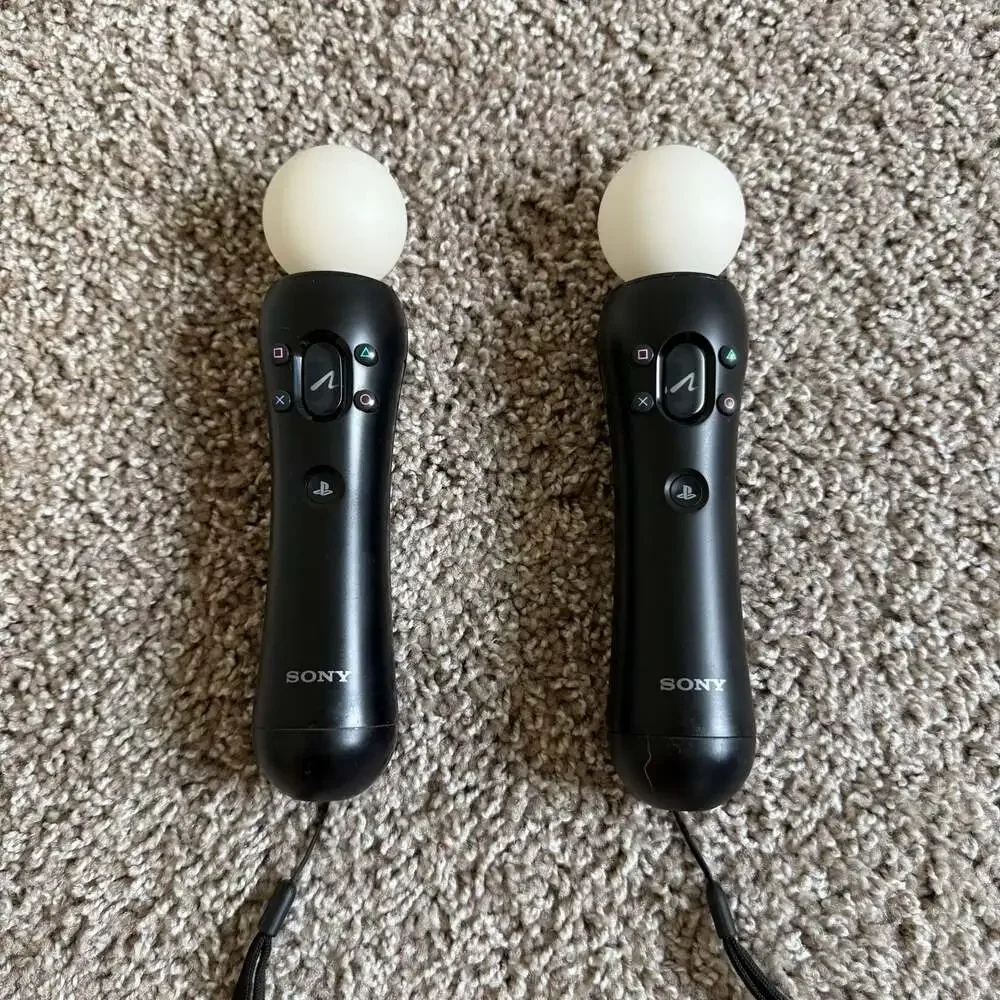 Sony PlayStation Move Motion Controller Set Nyko Charge Station No Cable PS3 PS4